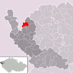 Plesná na mapě