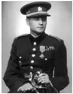 Plukovník generálního štábu Josef Eret jako velitel Pěšího pluku 29 J. J. Švece v Jindřichově Hradci
