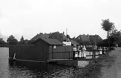 Plovárna na Sadoňském rybníku (cca 1898)