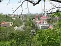 Výhled na plynárnu a teplárnu
