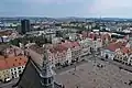 Pohled z věže chrámu sv. Bartoloměje