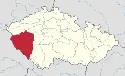 Plzeňský kraj na mapě