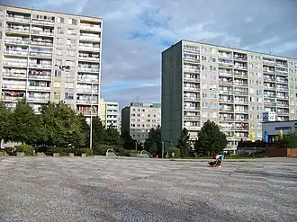 Pohled z Pošepného náměstí k Augustinově ulici