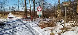 Pod Olomouckým kopcem, cesta z Boškova do Skelné huti