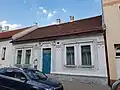Dům čp. 161/8 z roku 1911 ve stylu geometrické secese.