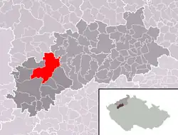 Podbořany na mapě