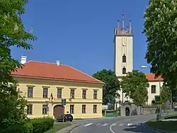 Radnice a kostel