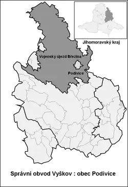 Podivice na mapě