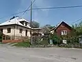 Domy ve středu vesnice