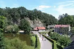 Pohled z hradu Kost