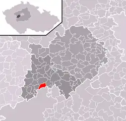 Podluhy na mapě