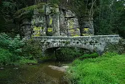 Most přes Žehrovku v Podsemíně