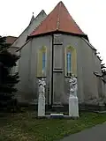 Sochy sv. Jana Nepomuckého a Panny Marie