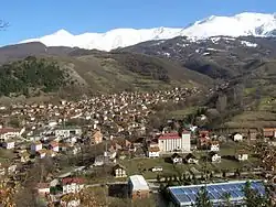 Pohled na město Štrpce