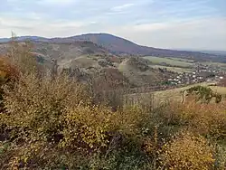 Výhled na Šaumburk, Zubříč a Kelčský Javorník