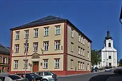Pohled na štíteckou radnici