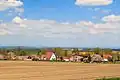 Pohled na Kladno ze silnice od Dědové