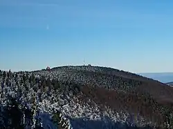 Pohled na NPR Radhošť z Pusteven