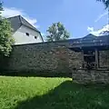 Historická studna u hradu Rýzmburk