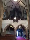 Pohled na hudební kruchtu