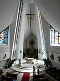 Interiér kostela sv. Václava