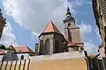 Pohled na klášterní areál z východu