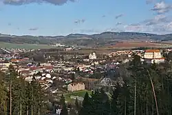 Pohled na Letovice od západu