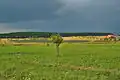 Rybník nad obcí Niva
