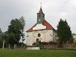 Farní kostel sv. Linharta v Pohorské Vsi.