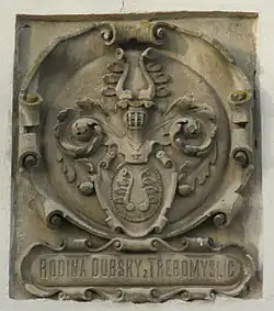 Redový erb Dubských z Třebomyslic