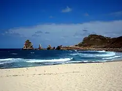 Pointe des Châteaux na ostrově Grande Terre