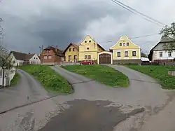 náves v Poleňce