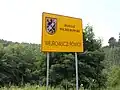 Dvojjazyčné označení okresu Wejherowo
