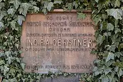 Pomník F. A. Gerstnera, Rybník.jpg