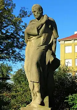 Vladimír Janoušek, Pomník Karla Hynka Máchy u školy v Doksech (1960)