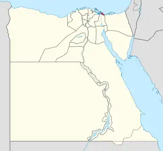Poloha guvernorátu Port Said