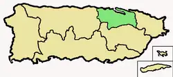 Arcidiecéze San Juan de Puerto Rico na mapě