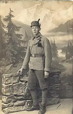 Josef Procházka za 1. sv. války