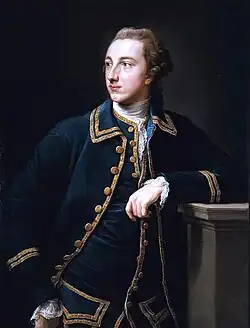 Portrét muže v modrém obleku, asi 1760 Dallas Museum of Art