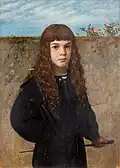 Portrét malého šlechtice (1879), nalezené v archivech třebíčského zámku