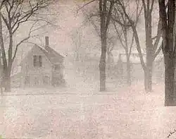 Vesnička v Nové Anglii v mlze, 1905