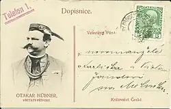 dopisnice s portrétem