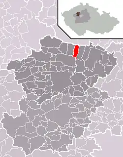 Poštovice na mapě
