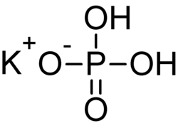 Vzorec dihydrogenfosforečnanu draselného