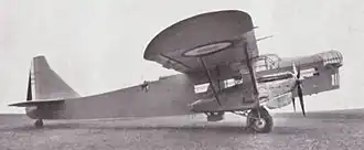 Potez 54 osazený dvojicí motorů Hispano-Suiza