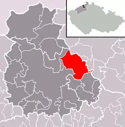 Povrly na mapě