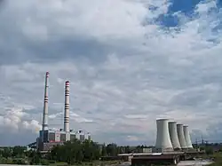 Celkový pohled na elektrárnu
