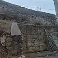 Pozůstatek hradeb u ulice Střelnická
