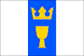 Vlajka městyse Pozlovice