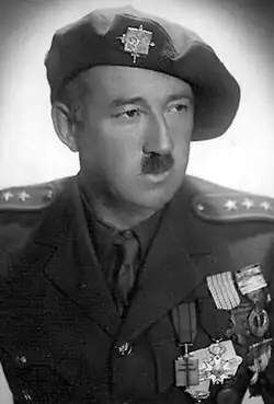 Otto Wagner jako podplukovník čs. armády, cca 1945